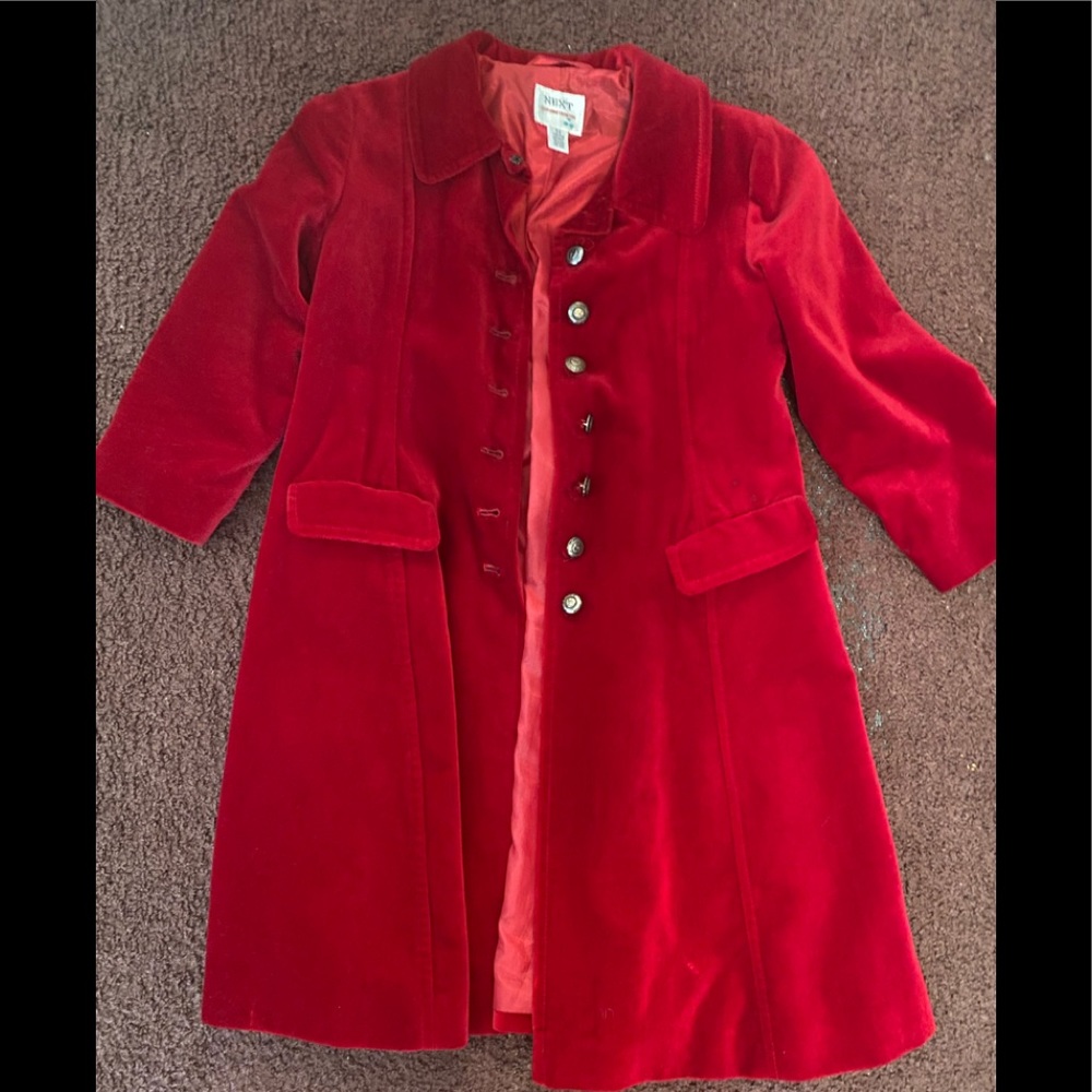 Girls red coat